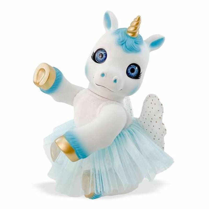 Fluffy toy Berjuan Anireal Blue Unicorn 35 cm-0