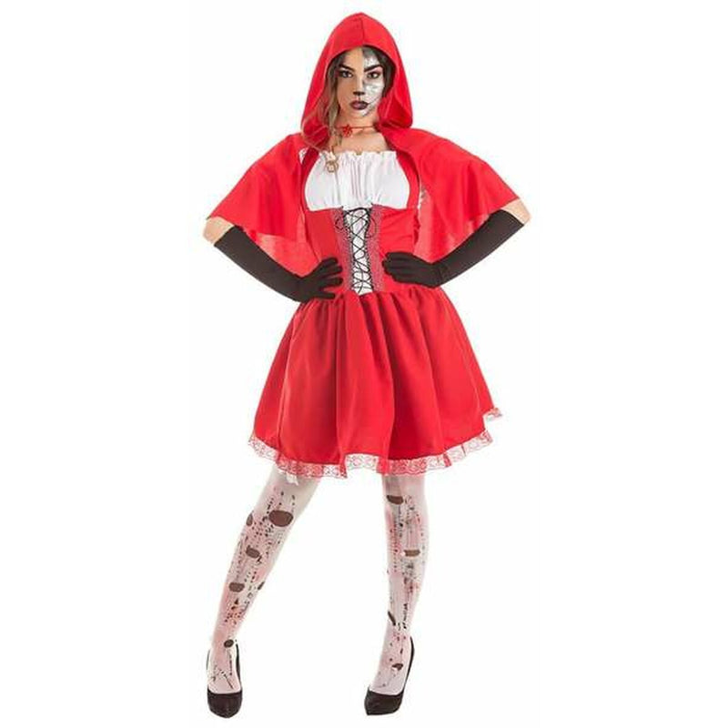 Disfraz para Adultos Halloween Caperucita Roja (3 Piezas)-0