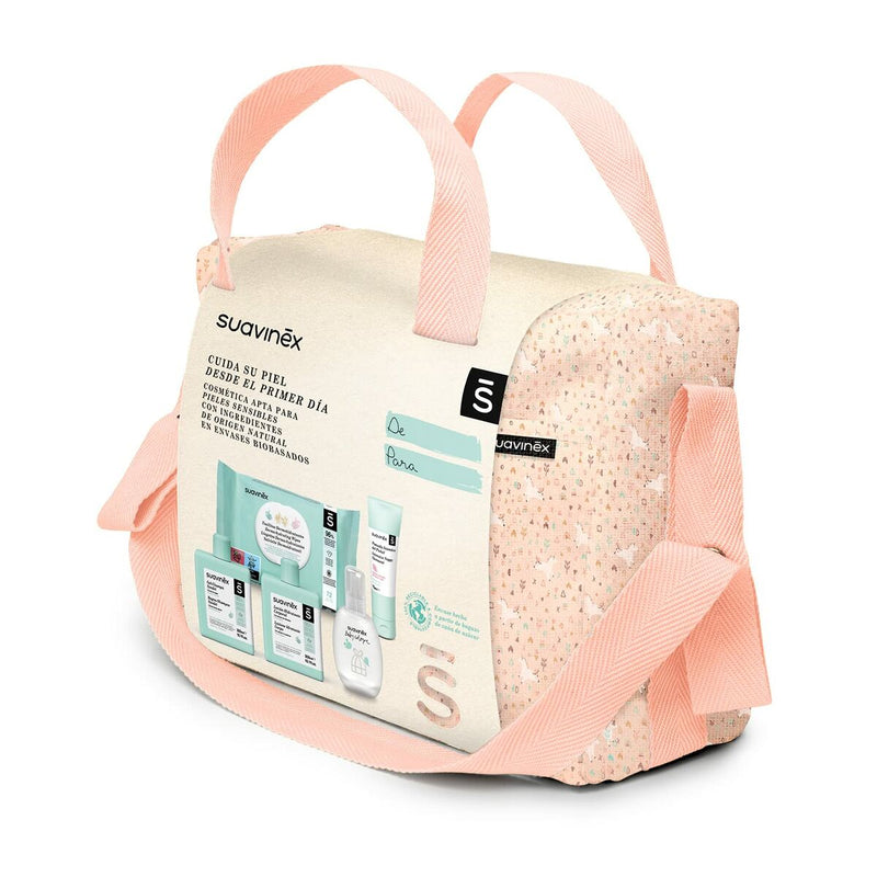 Gift Set for Babies Suavinex Bag Coral (6 Pieces)-2