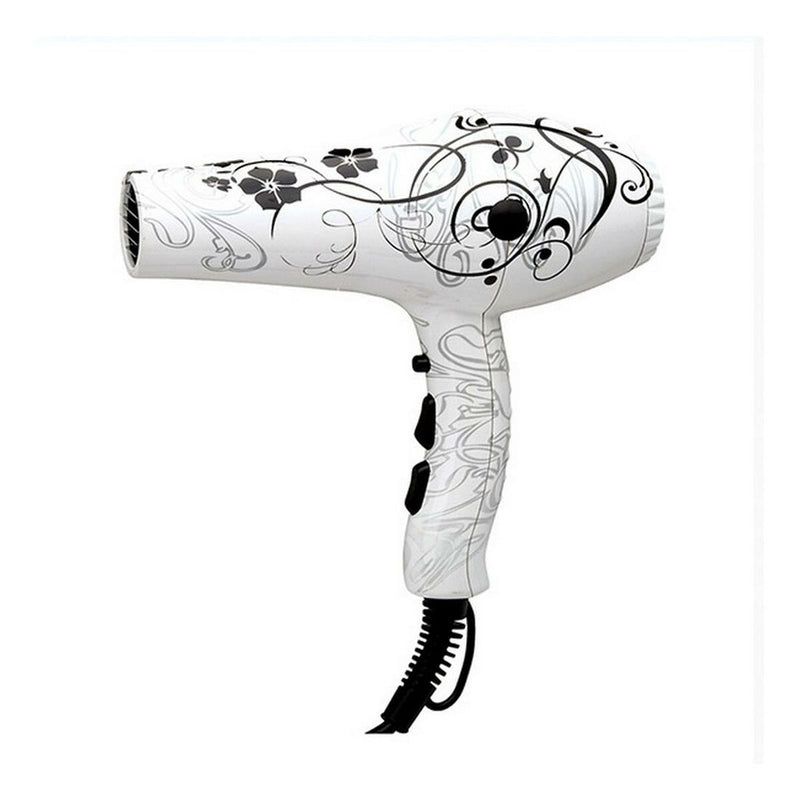 Hairdryer Albi Pro White Flowers-0