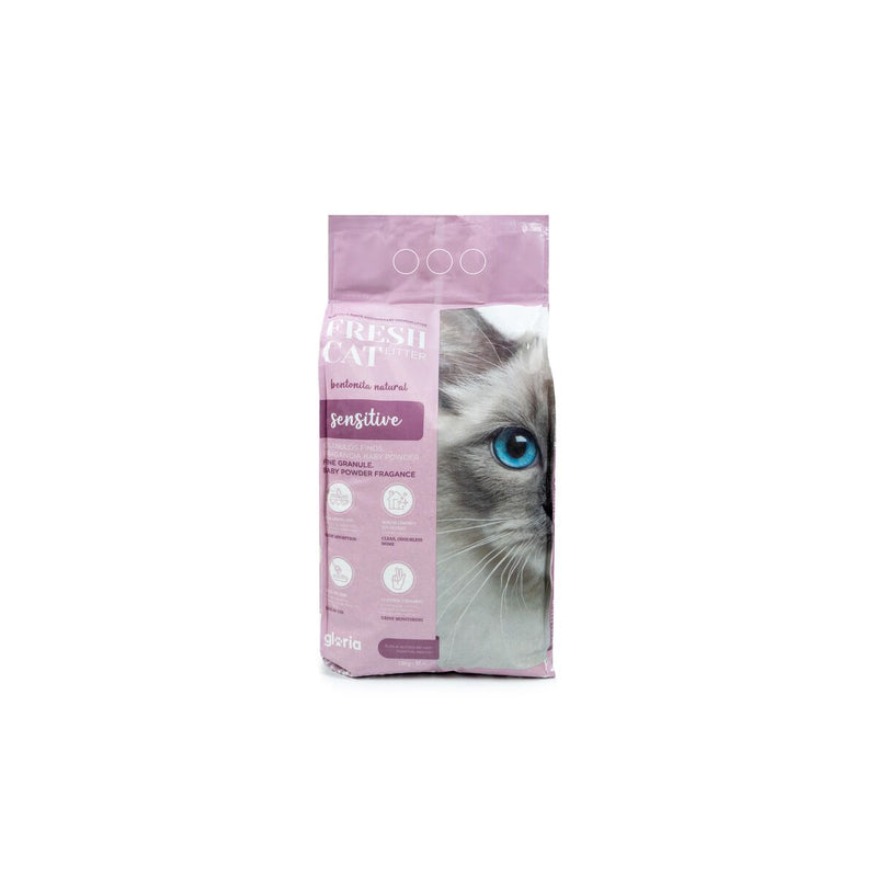 Arena para Gatos Gloria Bentonita Premium Sensitive 15 kg-0