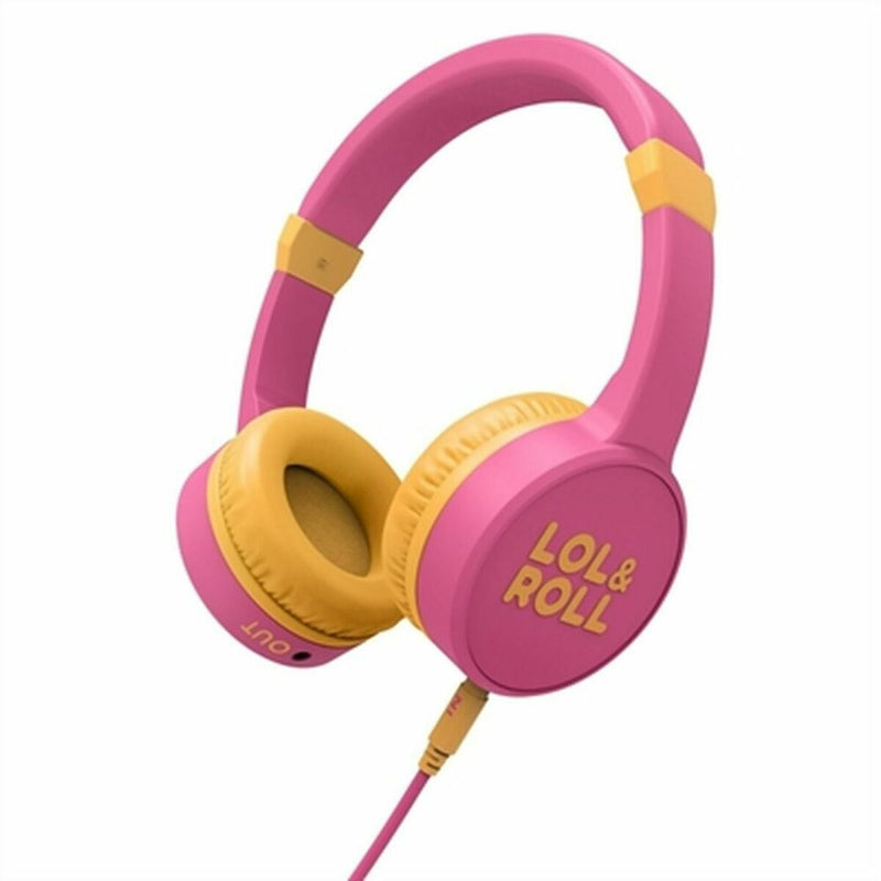 Auriculares con Micrófono Energy Sistem Lol&Roll Pop Kids Rosa-0