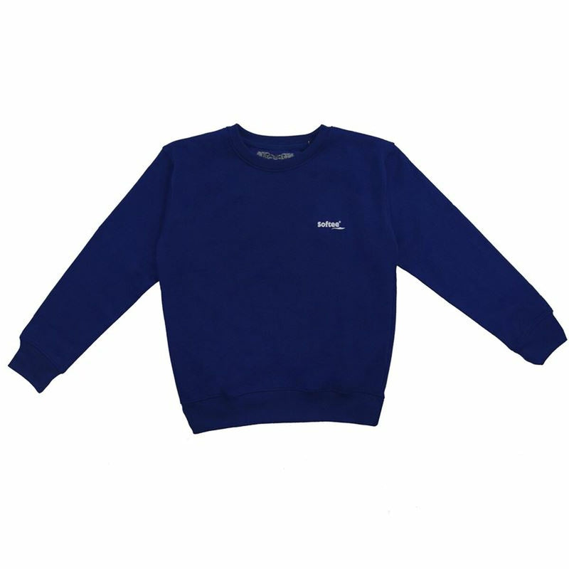 Children’s Sweatshirt without Hood Softee Basic Dark blue-0