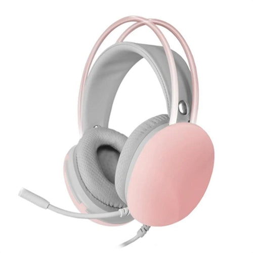 Auriculares con Micrófono Mars Gaming MH-GLOW RGB Rosa-0