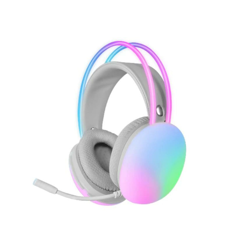 Auriculares con Micrófono Mars Gaming MH-GLOW RGB Rosa-2