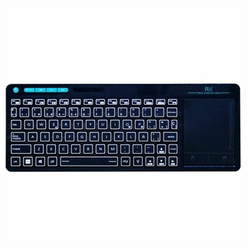 Wireless Keyboard Cherry STP_ZWRT518S Black Touchpad-0