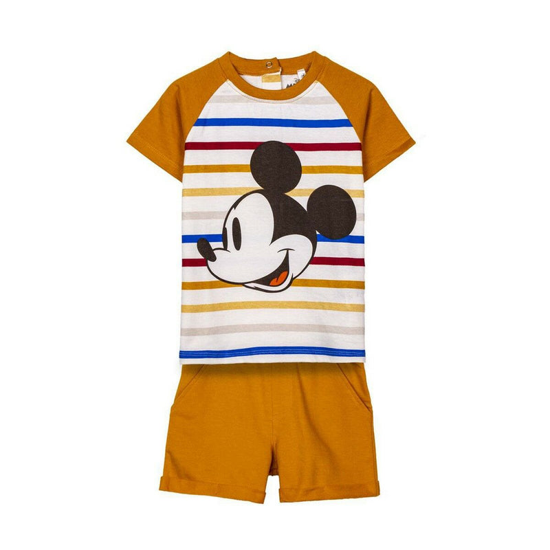 Set of clothes Mickey Mouse Mustard Children's-0