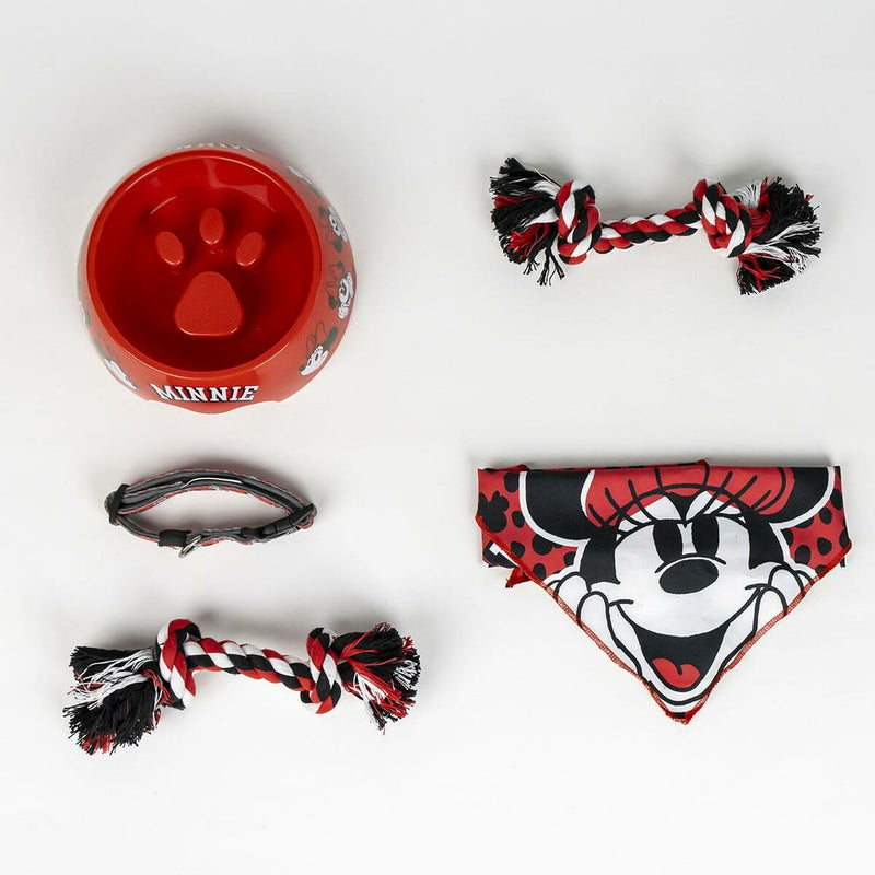 Welcome Gift Set for Dogs Minnie Mouse Red 5 Pieces-2