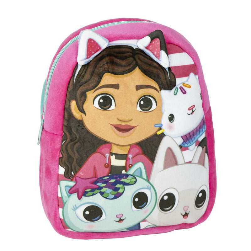 Mochila Escolar Gabby's Dollhouse Rosa-0