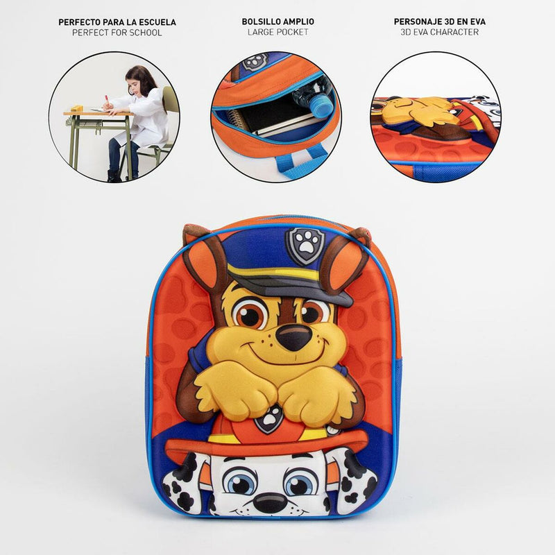 School Bag The Paw Patrol Blue 22 x 28 x 10 cm-5