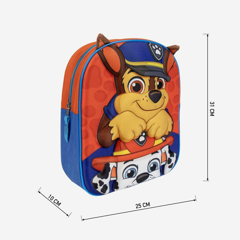 School Bag The Paw Patrol Blue 22 x 28 x 10 cm-1