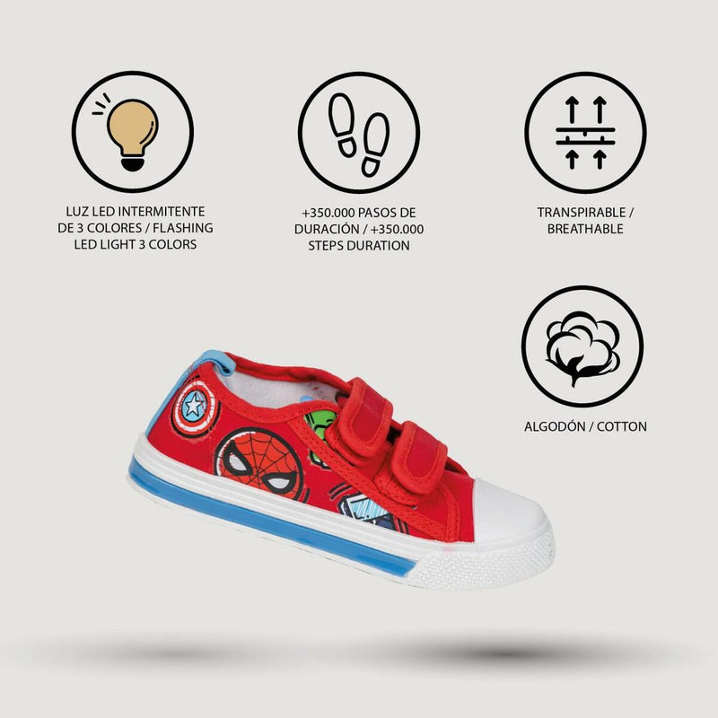 Zapatillas Casual Niño The Avengers Rojo-3