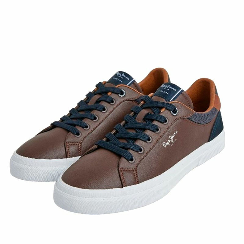 Zapatillas Deportivas Hombre Pepe Jeans Kenton Court Marrón-2