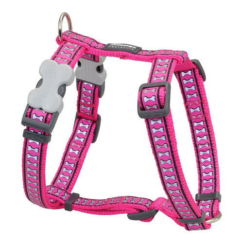 Arnés para Perro Red Dingo Hueso Reflectante 25-39 cm Fucsia-0