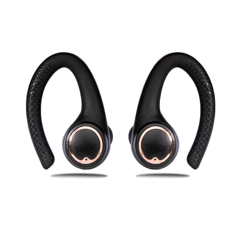 AIR Active 2.0 Matte Black Rose Gold Sport Earbuds (In Ear Wireless Headphones)-3