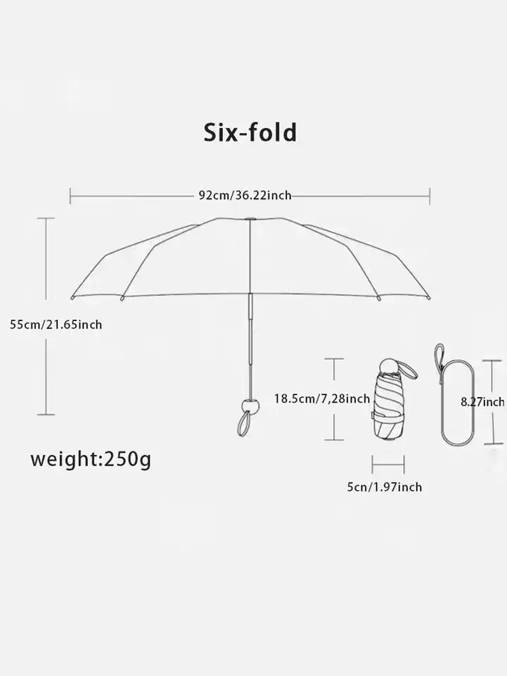 Folding Travel Umbrella 