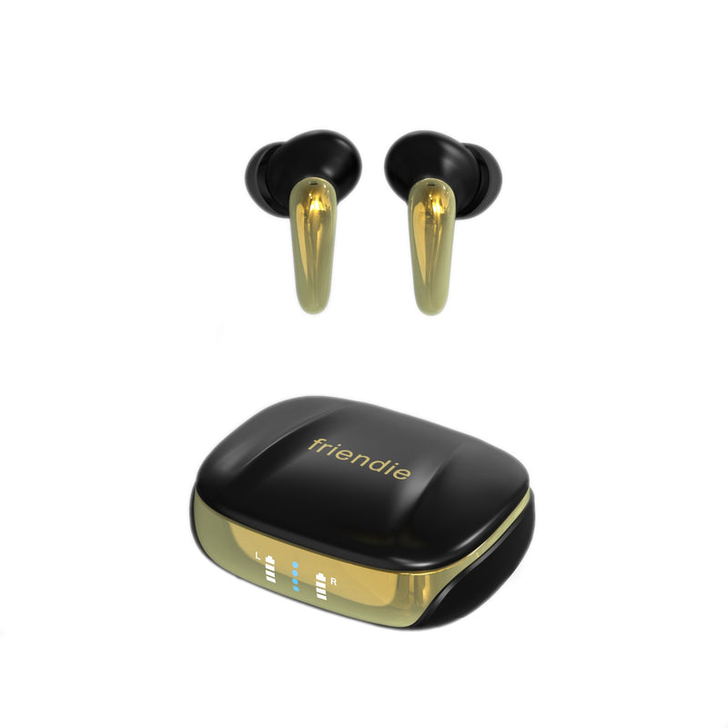 AIR Focus ANC Matte Black and Gold Active Noise Cancelling Earbuds (In Ear Wireless Headphones)-0