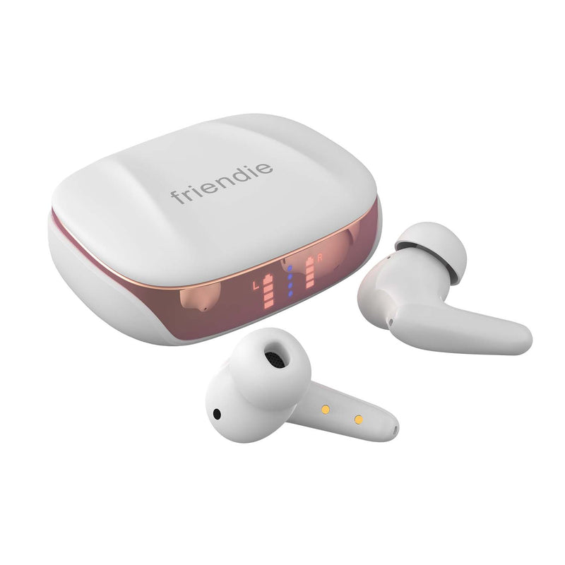 AIR Focus ANC Pearl White and Rose Gold Active Noise Cancelling Earbuds (In Ear Wireless Headphones)-2