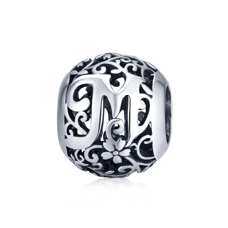 925 sterling silver super mom charms pendants I love my family charm pendant kids charms for bracelet making jewelry-12