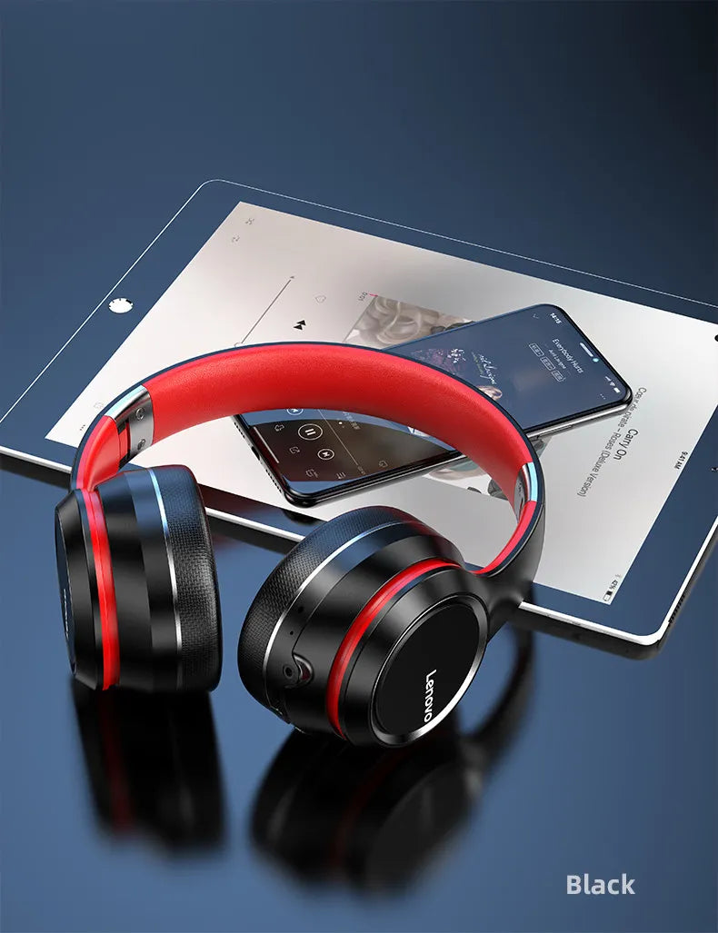 Lenovo HD200 Bluetooth Headphones and Noise Canceling 