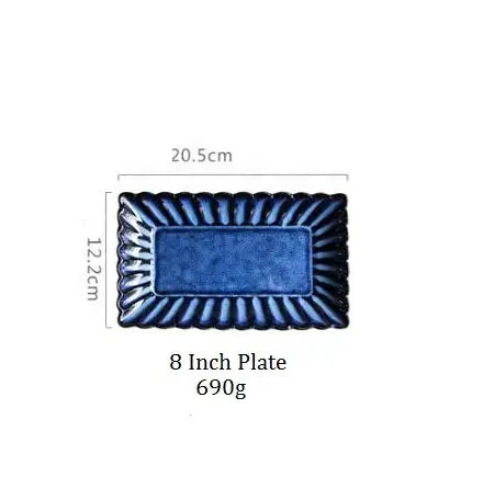 Zurbaa Ceramic Plates Set-7