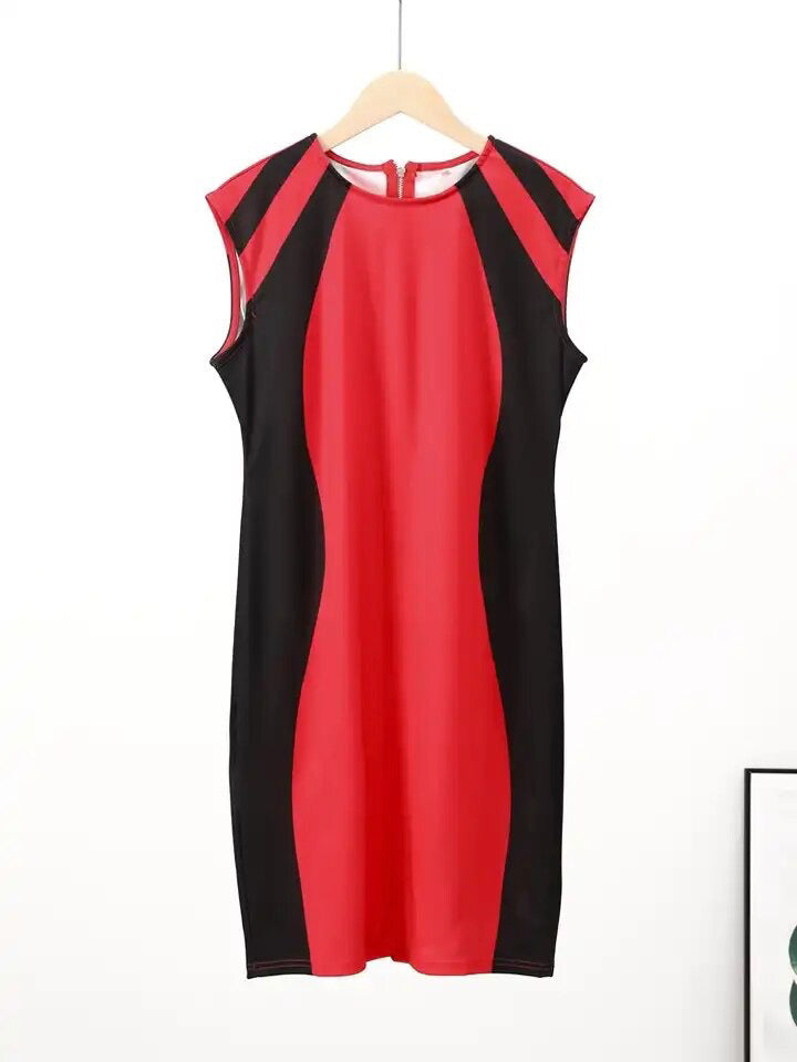 Vestido Corto Ajustado Rojo - Elegancia y Confianza