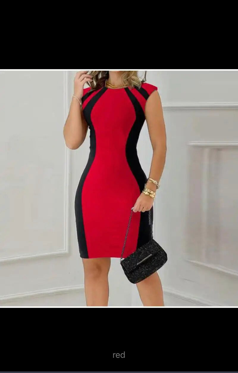 Vestido Corto Ajustado Rojo - Elegancia y Confianza