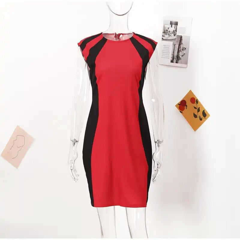 Vestido Corto Ajustado Rojo - Elegancia y Confianza