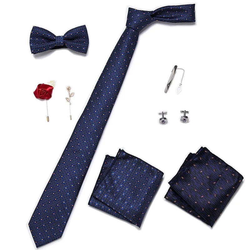 Conjunto de Corbata de Seda