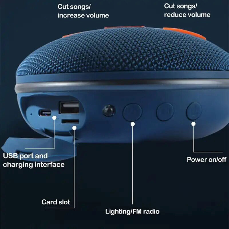 Wireless Bluetooth Speaker Support FM Radio TF 