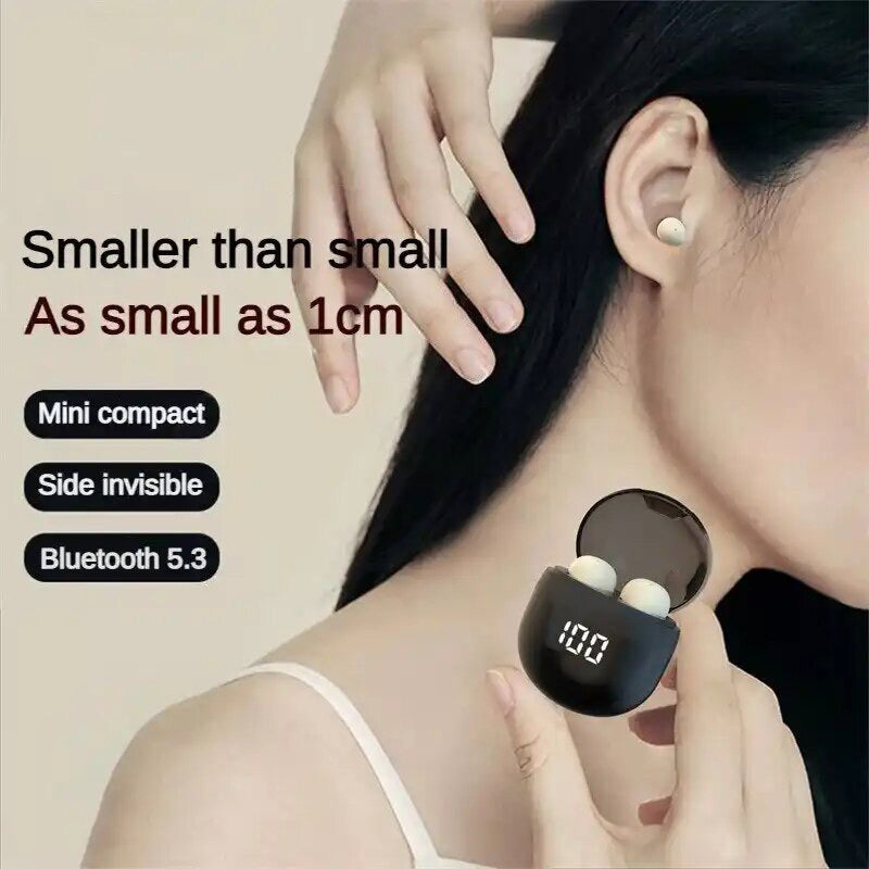 Auriculares Mini Bluetooth Ultra Pequeños - Sonido Compacto, Experiencia Inmensa