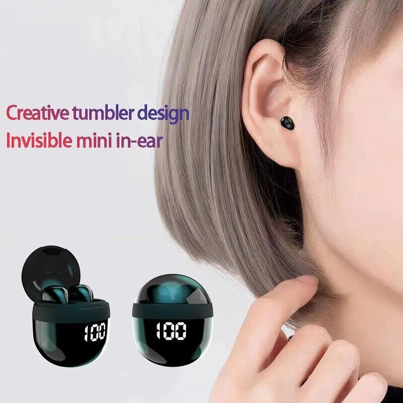 Auriculares Mini Bluetooth Ultra Pequeños - Sonido Compacto, Experiencia Inmensa