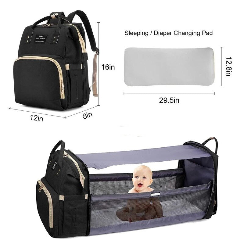 Large capacity diaper bag 