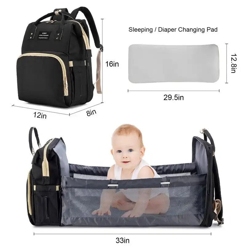 Large capacity diaper bag 