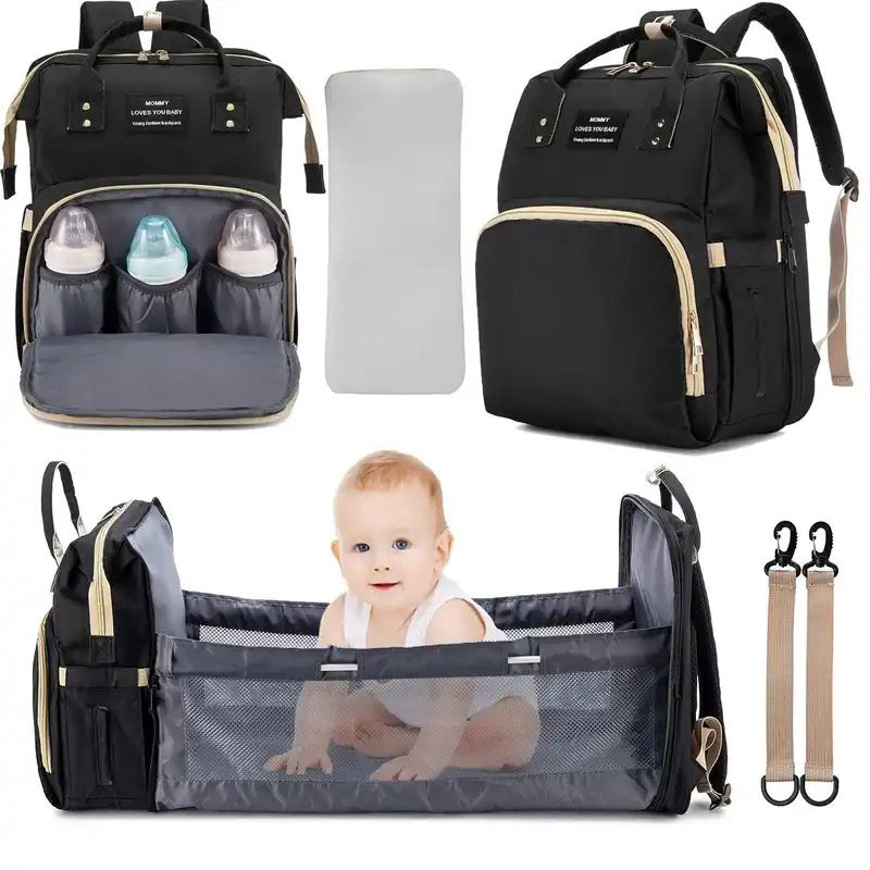 Large capacity diaper bag 