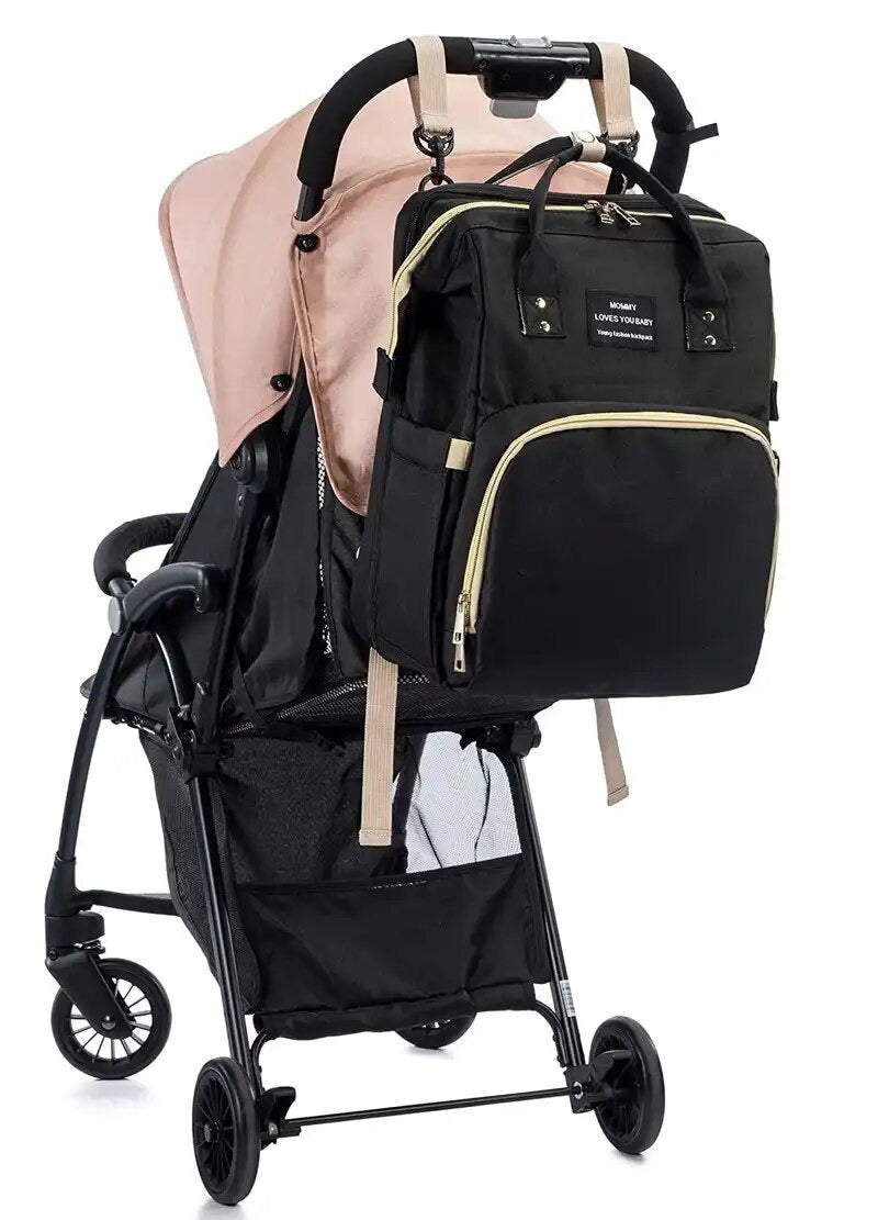 Large capacity diaper bag 