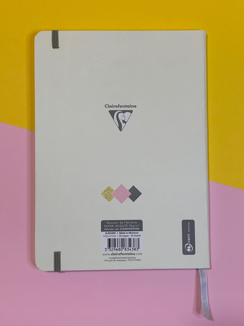 A5 Pineapple Style Lined Notebook - Clairefontaine