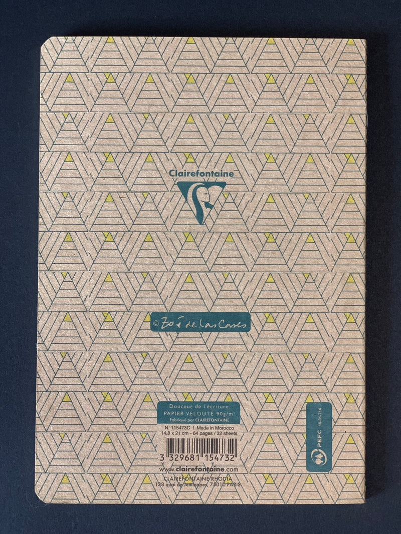 Cuaderno Clairefontaine 14,8 x 21 cm, 64 páginas (32 hojas)