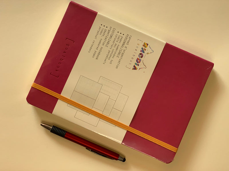 Rhodia Notebook 14.8 x 21 cm, 240 pages (120 sheets), with Index and 2 Perpetual Calendars