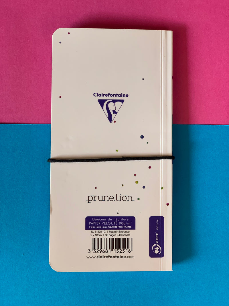 Clairefontaine Notebook 9x18 cm, 80 Pages, Handmade in Morocco