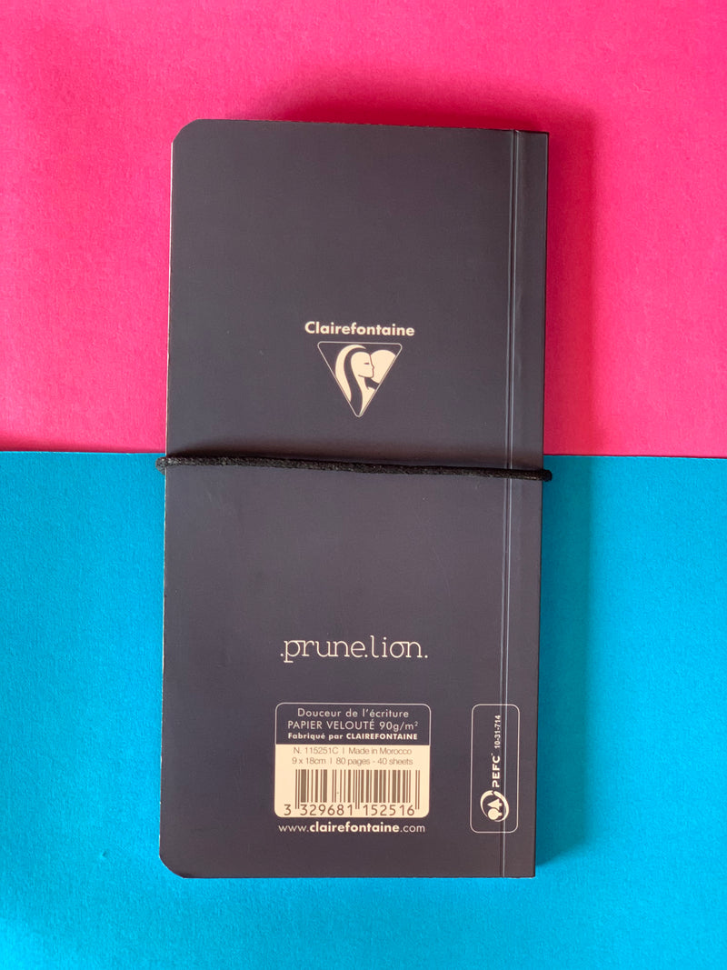 Clairefontaine Notebook 9x18 cm, 80 Pages, Handmade in Morocco