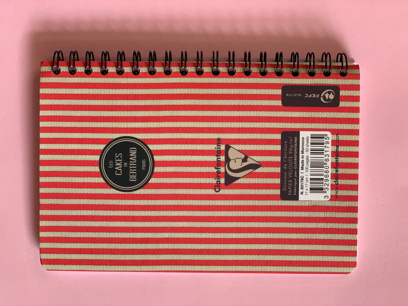 Clairefontaine Paris Notebook, French Design, 11x17 cm, 100 Pages