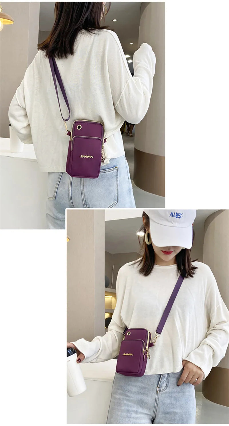 Hanging mobile phone bag