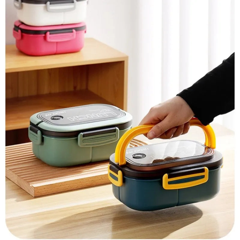 Portable Lunch Box with Compartments 