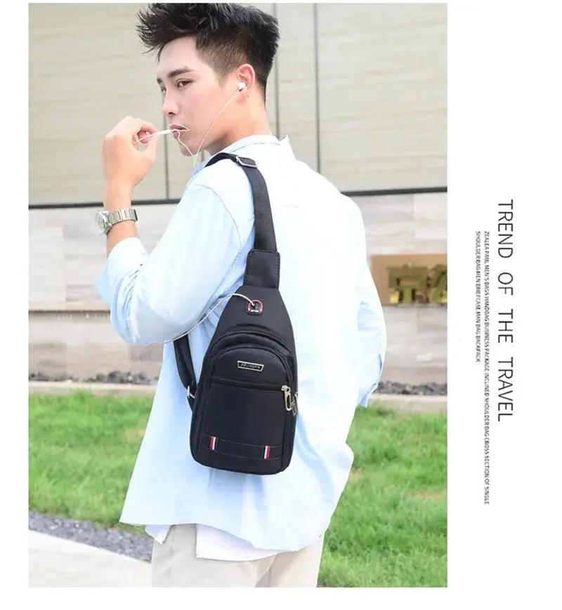 Crossbody Bag Chest Backpack and Leisure Trend