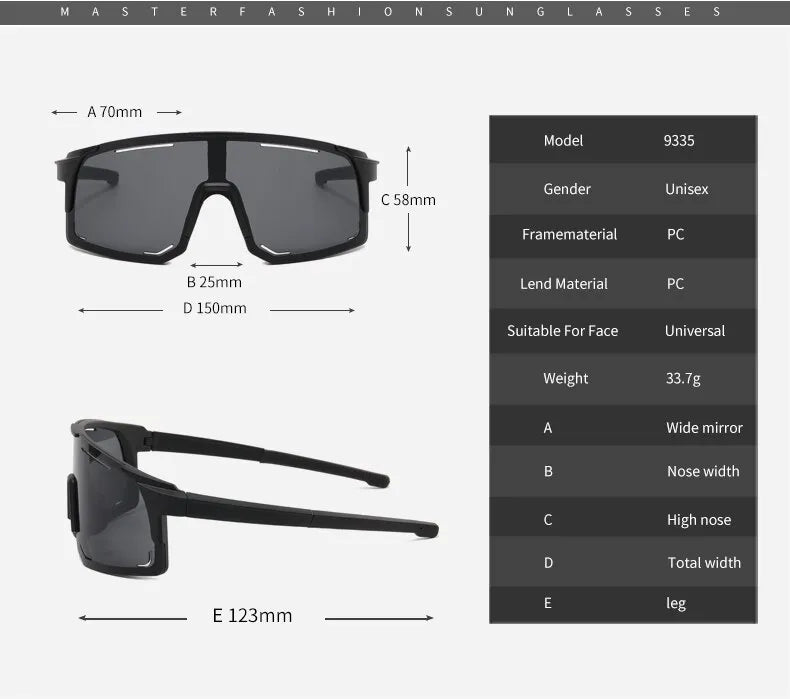 Gafas de Sol Polarizadas para Ciclismo