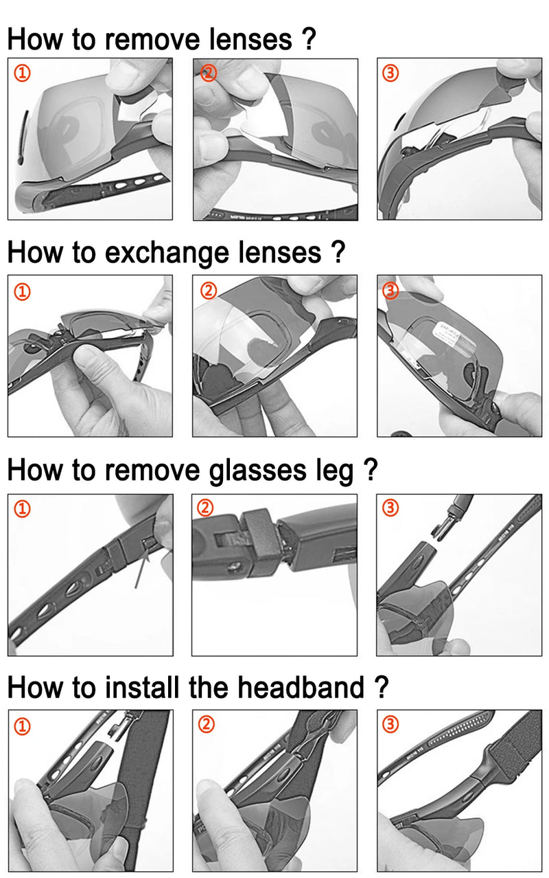 Gafas de Senderismo Polarizadas UV400 - LOCLE