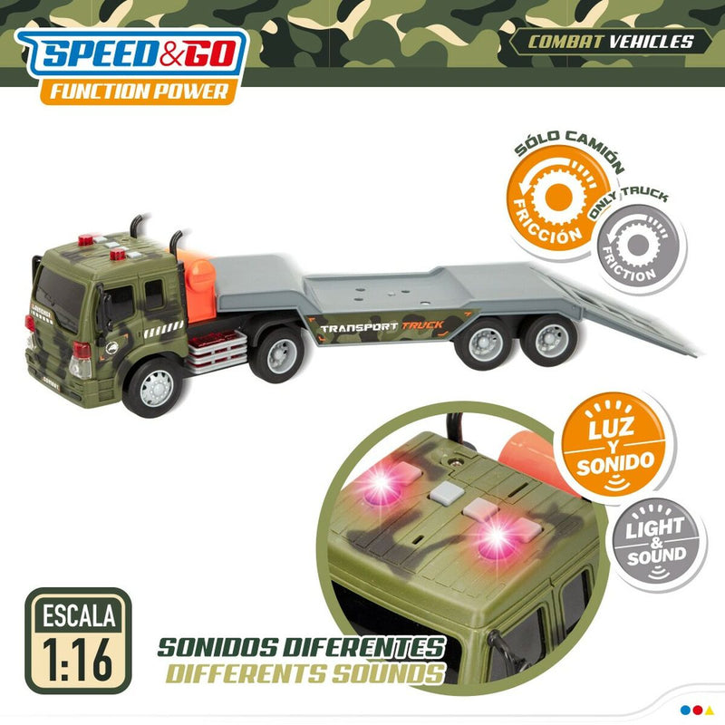 Vehicle Carrier Truck Speed & Go 47,5 x 11,5 x 10 cm (2 Units)-6