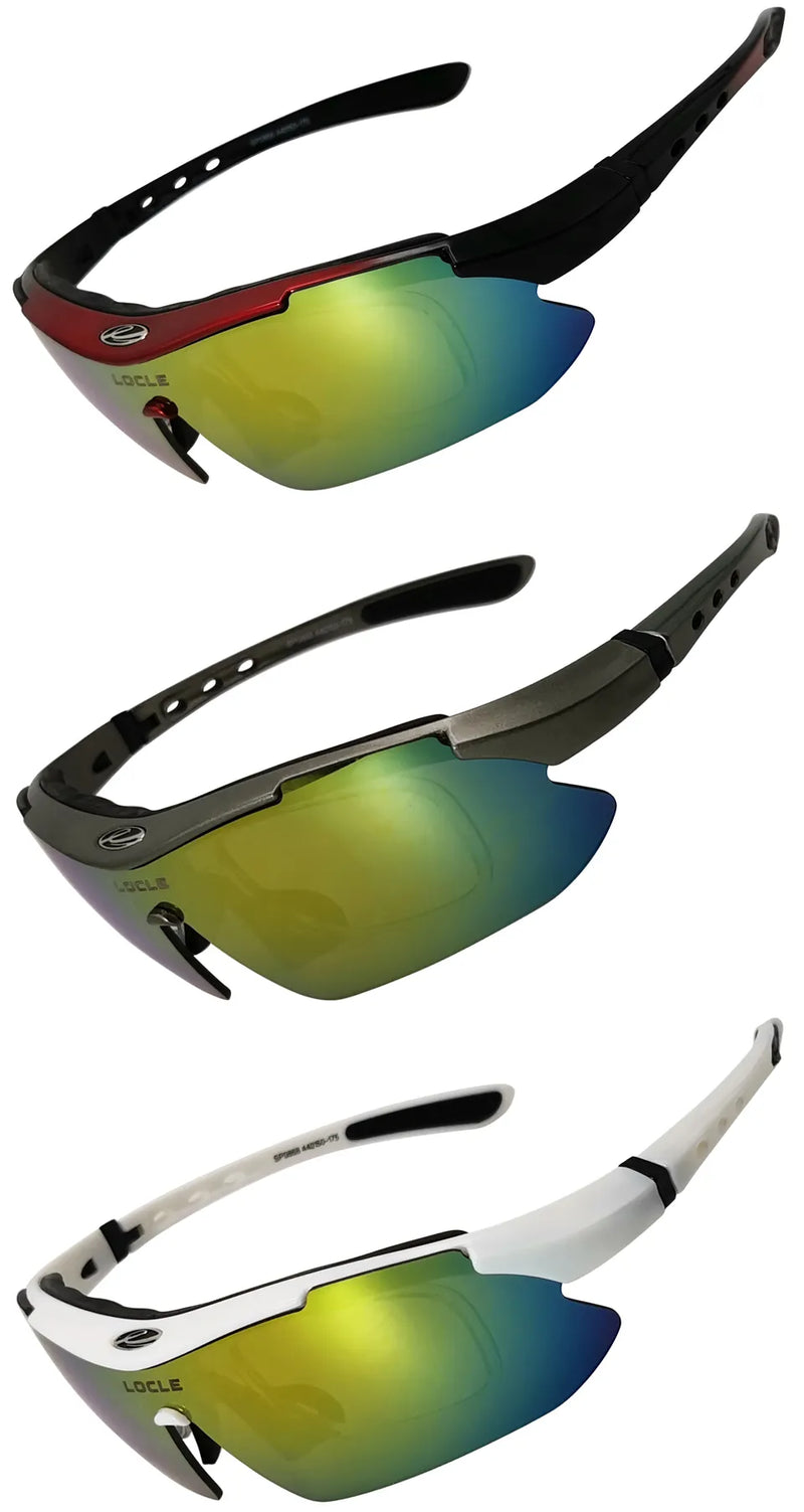 LOCLE Polarized UV400 Hiking Glasses 