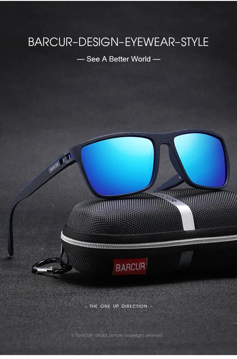 Polarized Sunglasses - BARCUR Design TR90 